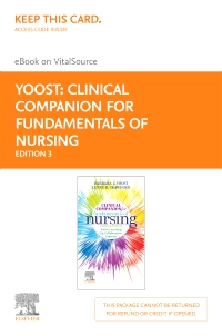 cover image - Clinical Companion for Fundamentals of Nursing Elsevier eBook on VitalSource (Retail Access Card),3rd Edition