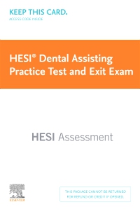 cover image - Dental Assisting Practice Test and Exit Exam,1st Edition