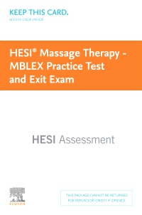 cover image - HESI Massage Therapy - MBLEX Practice Test and Exit Exam