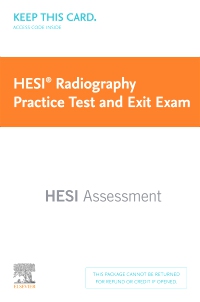 cover image - HESI Radiography Practice Test and HESI Exit Exam Package,1st Edition