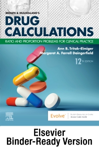 cover image - Brown and Mulholland’s Drug Calculations - Binder Ready,12th Edition