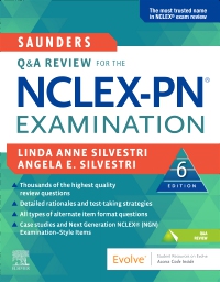 cover image - Saunders Q & A Review for the NCLEX-PN® Examination Elsevier eBook on VitalSource,6th Edition
