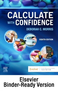 cover image - Calculate with Confidence - Binder Ready,8th Edition