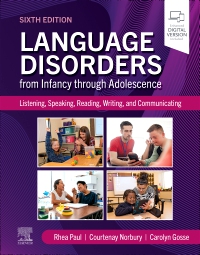 cover image - Language Disorders from Infancy through Adolescence,6th Edition