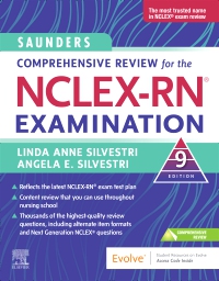 cover image - Saunders Comprehensive Review for the NCLEX-RN® Examination - Elsevier eBook on VitalSource,9th Edition