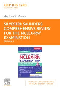 cover image - Saunders Comprehensive Review for the NCLEX-RN® Examination - Elsevier eBook on VitalSource (Retail Access Card),9th Edition