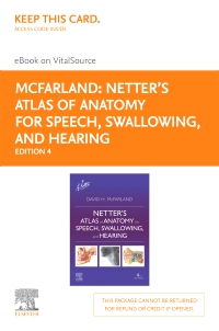 cover image - Netter’s Atlas of Anatomy for Speech, Swallowing, and Hearing - Elsevier E-Book on VitalSource (Retail Access Card),4th Edition