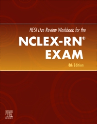 cover image - HESI Live Review Workbook for the NCLEX-RN® Exam, 8e - Elsevier eBook on VitalSource,8th Edition