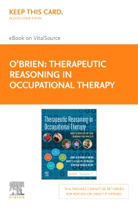 cover image - Therapeutic Reasoning in Occupational Therapy - Elsevier E-Book on VitalSource (Retail Access Card),1st Edition