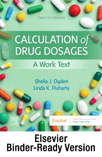 cover image - Calculation of Drug Dosages - Binder Ready,12th Edition
