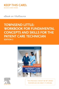 cover image - Workbook for Fundamental Concepts and Skills for the Patient Care Technician - Elsevier eBook on VST (Retail Access Card),2nd Edition
