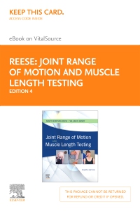 cover image - Joint Range of Motion and Muscle Length Testing - Elsevier eBook on VitalSource (Retail Access Card),4th Edition