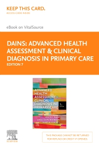 cover image - Advanced Health Assessment & Clinical Diagnosis in Primary Care - Elsevier E-Book on VitalSource (Retail Access Card),7th Edition