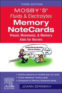 cover image - Mosby's® Fluids & Electrolytes Memory NoteCards,3rd Edition