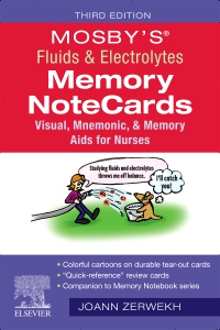 cover image - Mosby's® Fluids & Electrolytes Memory NoteCards - Elsevier eBook on VitalSource,3rd Edition