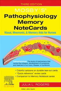 cover image - Mosby's® Pathophysiology Memory NoteCards,3rd Edition
