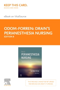 cover image - Drain's PeriAnesthesia Nursing – Elsevier eBook on VitalSource (Retail Access Card),8th Edition