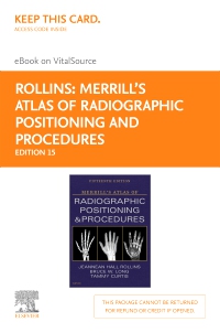 cover image - Merrill's Atlas of Radiographic Positioning and Procedures - 3-Volume Set - Elsevier eBook on VitalSource (Retail Access Card),15th Edition