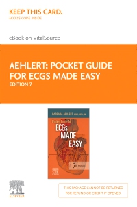 cover image - Pocket Guide for ECGs Made Easy - Elsevier eBook on VitalSource (Retail Access Card),7th Edition