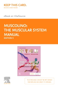 cover image - The Muscular System Manual - Elsevier eBook on VitalSource (Retail Access Card),5th Edition