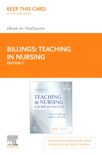 cover image - Teaching in Nursing - Elsevier eBook on VitalSource (Retail Access Card),7th Edition