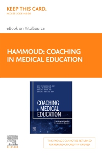 cover image - Coaching in Medical Education - Elsevier E-Book on VitalSource (Retail Access Card),1st Edition