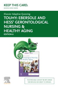 cover image - Elsevier Adaptive Quizzing for Ebersole and Hess' Gerontological Nursing & Healthy Aging (Access Card),6th Edition