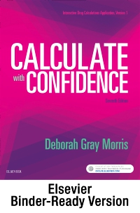 cover image - Calculate with Confidence - Binder Ready,7th Edition