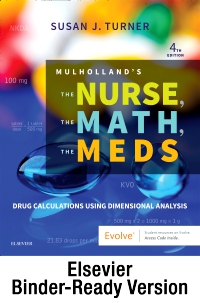 cover image - Mulholland's The Nurse, The Math, The Meds - Binder Ready,4th Edition