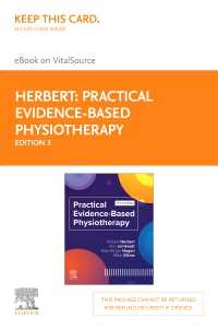 cover image - Practical Evidence-Based Physiotherapy - Elsevier eBook on VitalSource (Retail Access Card),3rd Edition