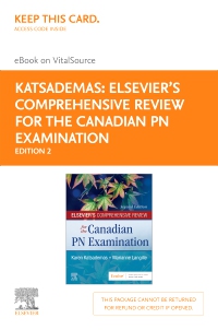 cover image - Elsevier's Comprehensive Review for the Canadian PN Examination - Elsevier eBook on VitalSource (Retail Access Card),2nd Edition