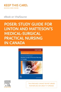 cover image - Study Guide for Linton and Matteson's Medical-Surgical Practical Nursing in Canada - Elsevier E-Book on VitalSource (Retail Access Card),1st Edition