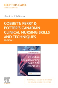 cover image - Perry & Potter's Canadian Clinical Nursing Skills and Techniques Elsevier eBook on VitalSource (Retail Access Card),2nd Edition
