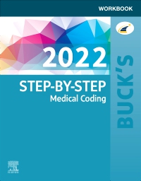 cover image - Buck's Workbook for Step-by-Step Medical Coding, 2022 Edition - Elsevier E-Book on VitalSource,1st Edition
