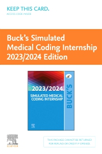 cover image - Buck's Simulated Medical Coding Internship 2023/2024 Edition (Access Card),1st Edition