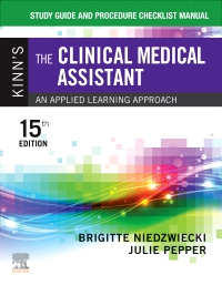cover image - Study Guide and Procedure Checklist Manual for Kinn's The Clinical Medical Assistant,15th Edition