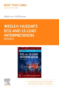 cover image - Huszar's ECG and 12-Lead Interpretation - Elsevier eBook on VitalSource (Retail Access Card),6th Edition