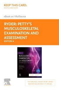 cover image - Petty's Musculoskeletal Examination and Assessment - Elsevier eBook on VitalSource (Retail Access Card),6th Edition