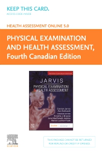 cover image - Health Assessment Online 5.0 for Jarvis's Physical Examination and Health Assessment(User Guide and Access Code),4th Edition