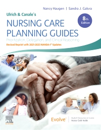 cover image - Ulrich & Canale’s Nursing Care Planning Guides, 8th Edition Revised Reprint with 2021-2023 NANDA-I® Updates - Elsevier E-Book on VitalSource,8th Edition