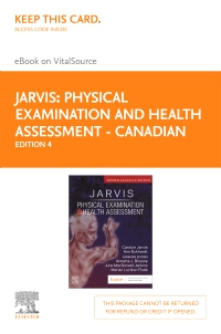 cover image - Physical Examination and Health Assessment - Elsevier eBook on VitalSource (Retail Access Card),4th Edition