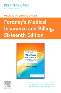 cover image - Medical Insurance Online for Fordney's Medical Insurance and Billing(Access Code),16th Edition