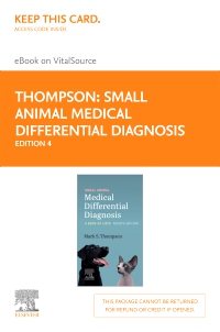 cover image - Small Animal Medical Differential Diagnosis Elsevier eBook on VitalSource (Retail Access Card),4th Edition