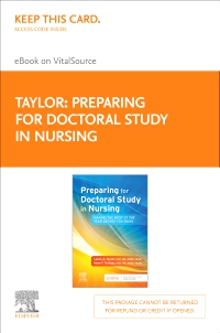 cover image - Preparing for Doctoral Study in Nursing - Elsevier E-Book on VitalSource (Retail Access Card),1st Edition