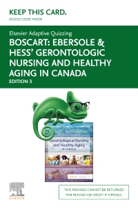 cover image - Elsevier Adaptive Quizzing for - Ebersole and Hess' Gerontological Nursing & Healthy Aging in Canada - (Access Card),3rd Edition