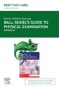 cover image - Elsevier Adaptive Quizzing for Seidel's Guide to Physical Examination (Access Card),10th Edition