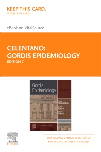 cover image - Gordis Epidemiology Elsevier eBook on VitalSource (Retail Access Card),7th Edition