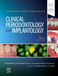 cover image - Newman and Carranza's Clinical Periodontology and Implantology - Elsevier eBook on VitalSource,14th Edition