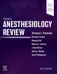 cover image - Faust's Anesthesiology Review,6th Edition