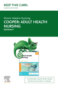 cover image - Elsevier Adaptive Quizzing for Adult Health Nursing (Access Card),9th Edition